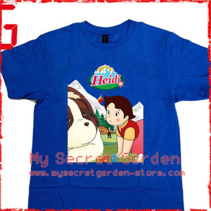 Heidi Girl Of The Alps アルプスの少女ハイジ Anime T Shirt #2